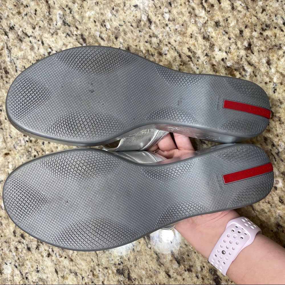 Prada Silver Women's Sandals - Picture 4 of 6